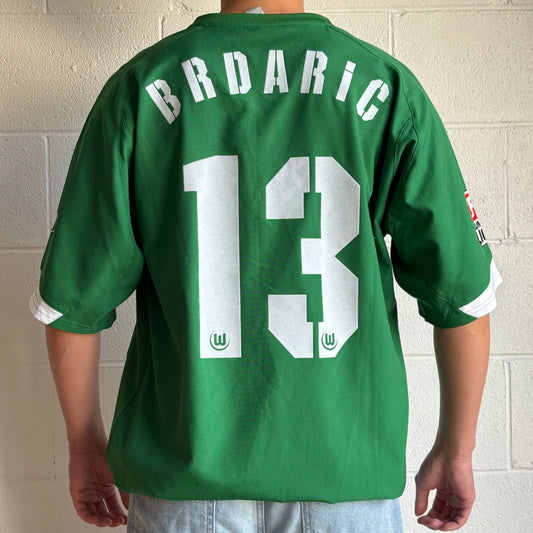 Wolfsburg 2005/06 Home, #13 Brdaric - Size L
