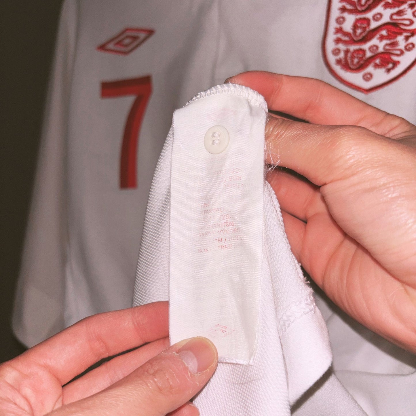 England 2012 Home Kit - David Beckham #7