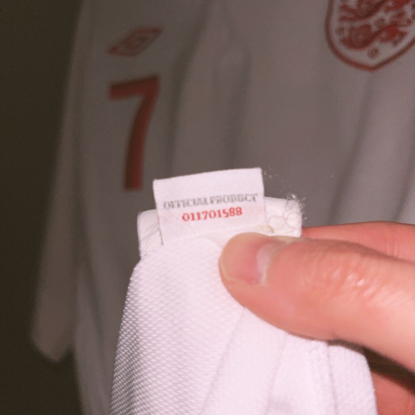 England 2012 Home Kit - David Beckham #7