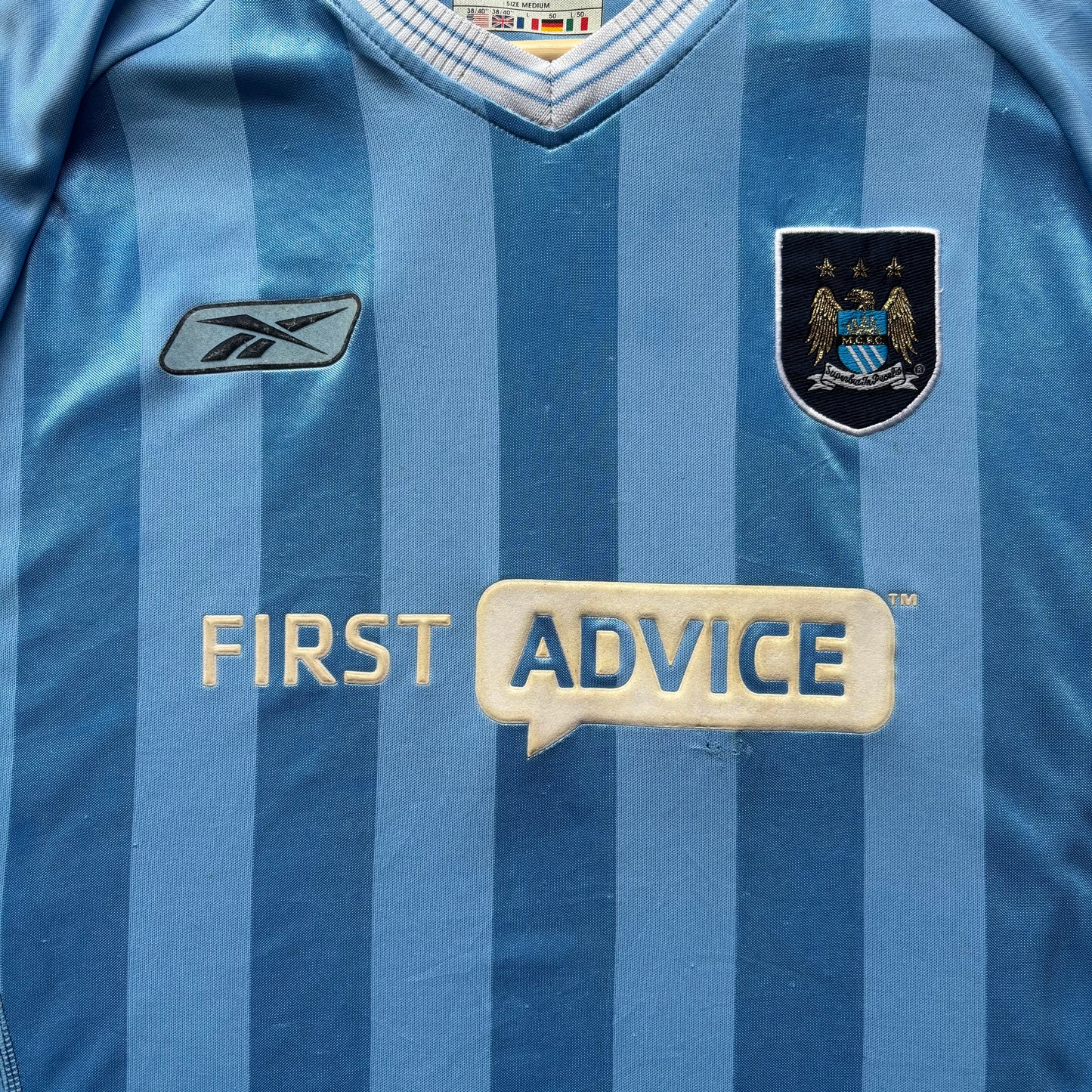 Manchester City 2003/04 Home Kit - Size L